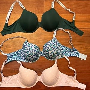 Victoria Secret T-Shirt Bras size 34DD